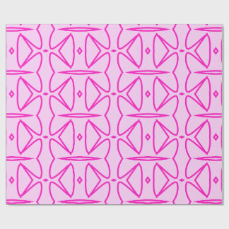 Two Toned Pink Pattern Wrapping Paper Geschenkpapier
