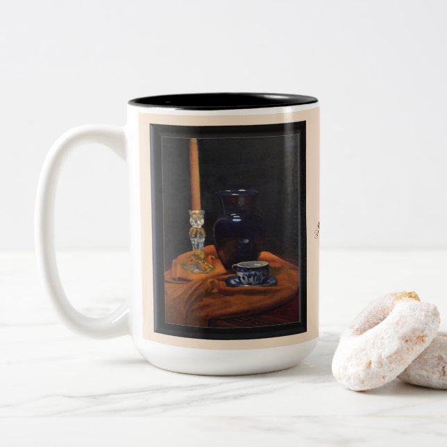 Two=tonte Tasse (Mit Donut)