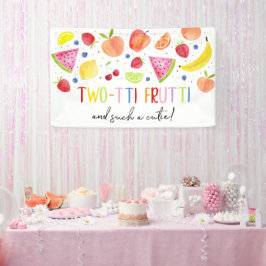 Two-tti Frutti Eine solche Süsse am zweiten Geburt Banner