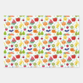 Two-tti Frutti Süsse Fruit 2. Geburtstag Party Geschenkpapier Set