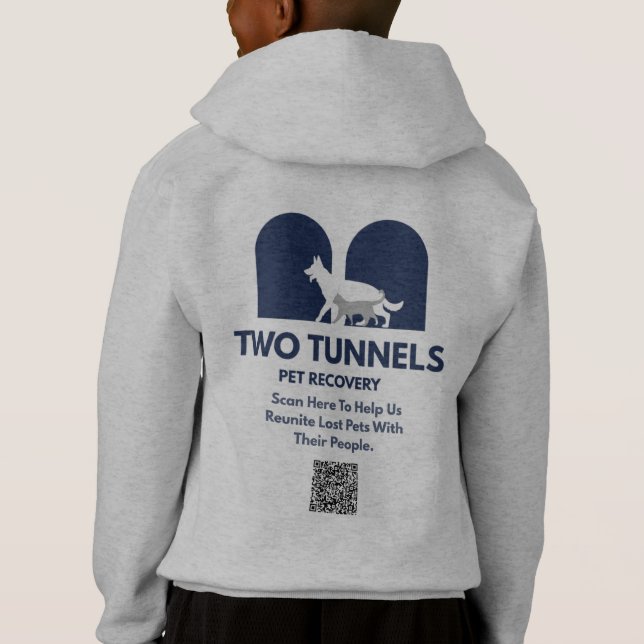 Two Tunnels Kids Hoodie (Dos)