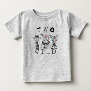 Two Wild   2. Geburtstags-T-Shirt Baby T-shirt