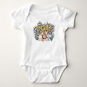 Two Wild Safari Jungle Thema 2. Geburtstag Baby Strampler