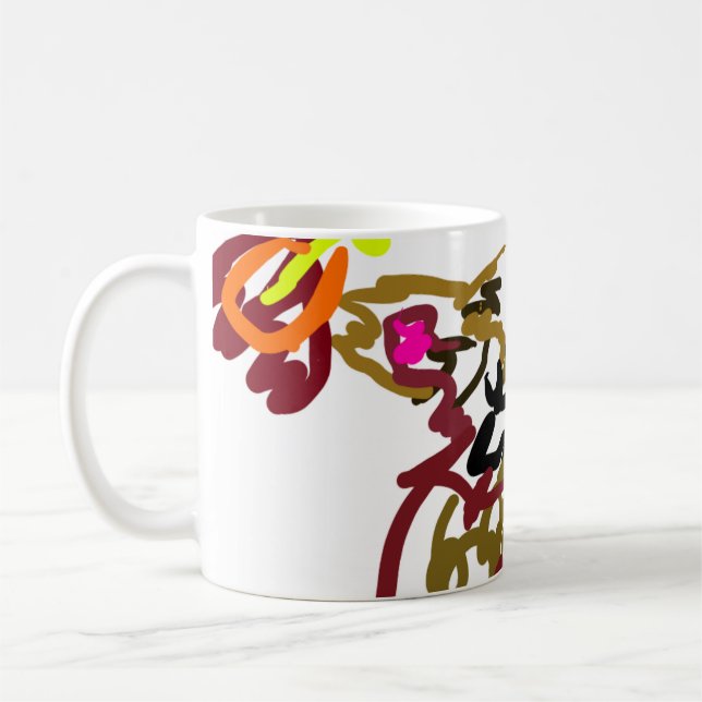 Two wolves Autumn Kaffeetasse (Links)