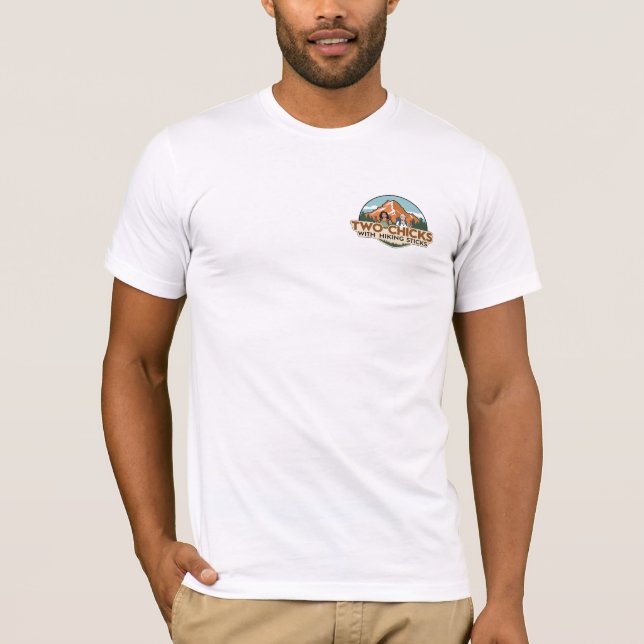 TwoChicks T-Shirt (Two Sticks Kleines Logo) (Vorderseite)