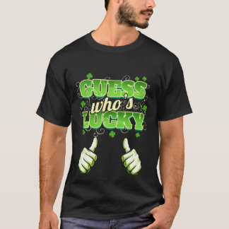 Twohumps Showing Guess Whos Lucky On St friend T-Shirt
