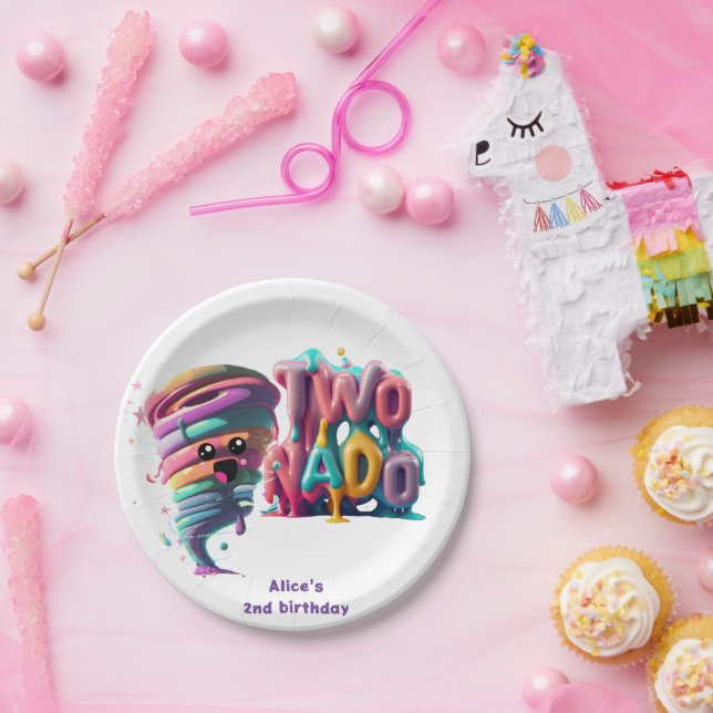 Twonado-T - Shirt Pappteller (Party)