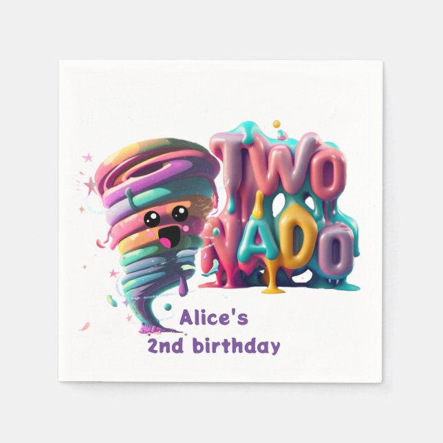 Twonado-T - Shirt Serviette (Vorderseite)