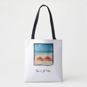 Two's A Vibe - Minimalistische Krabbe Tasche
