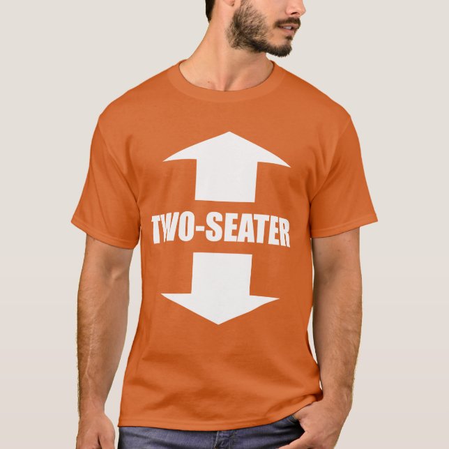 TwoSeater Se sey schmutziges Sprichwort Geschenk T-Shirt (Vorderseite)