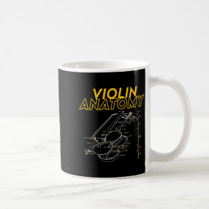 Twoset Violin Geigenanatomie Zeichnung Diagramm Li Kaffeetasse