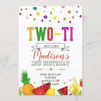 TwoTi Fruiti Zweite Einladung zum Geburtstag