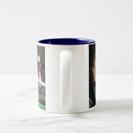 TwoTone Tassen-perfektes Geschenk der Zweifarbige Tasse