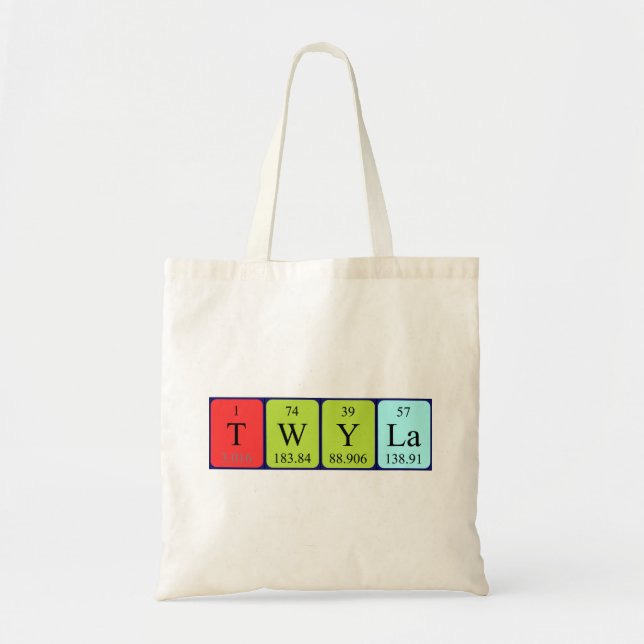 Twyla Periodenname Totbeutel Tragetasche (Vorne)