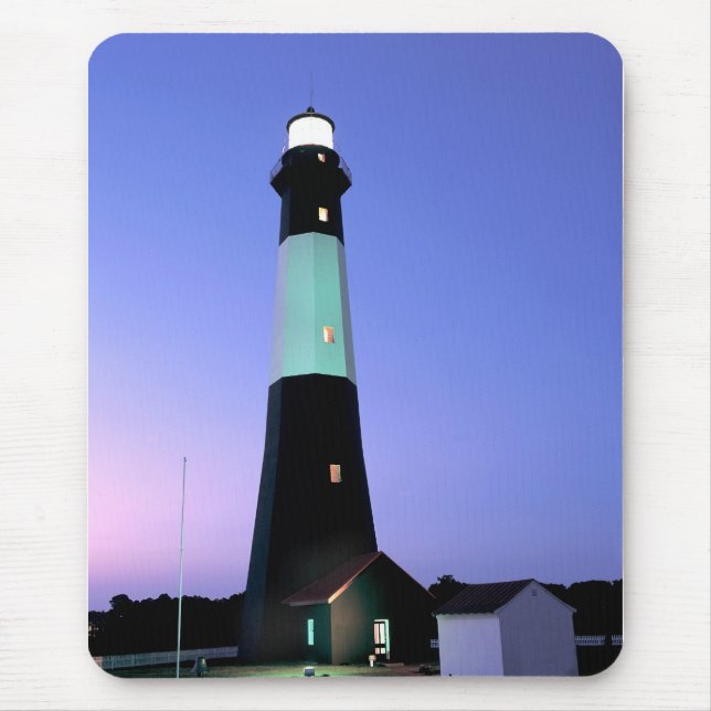 Tybee Insel-Leuchtturm Mousepad (Vorne)