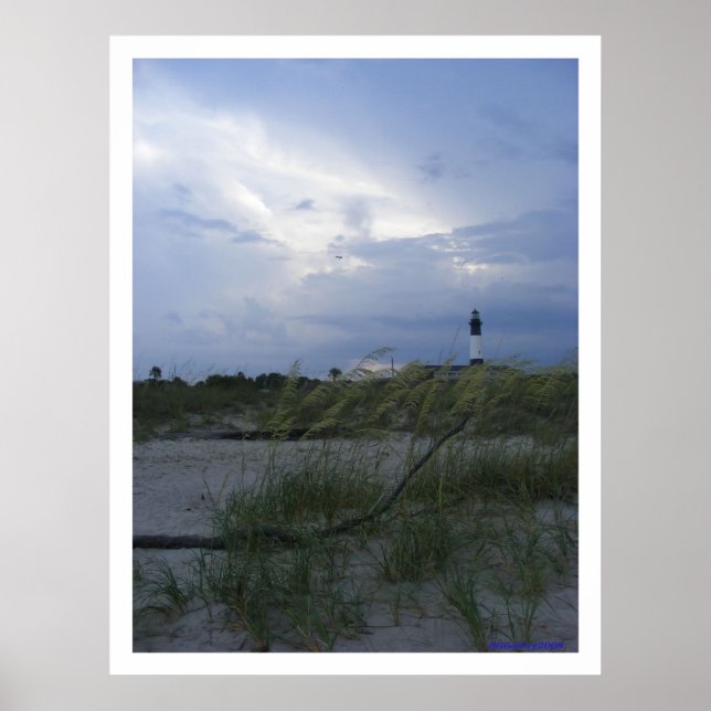 Tybee Island Abend Poster (Vorne)