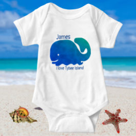 Tybee Island GA Baby Bodysuit Strampler