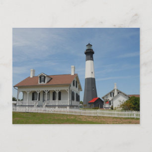 Tybee Island Georgia Lighthouse Postcard Postkarte