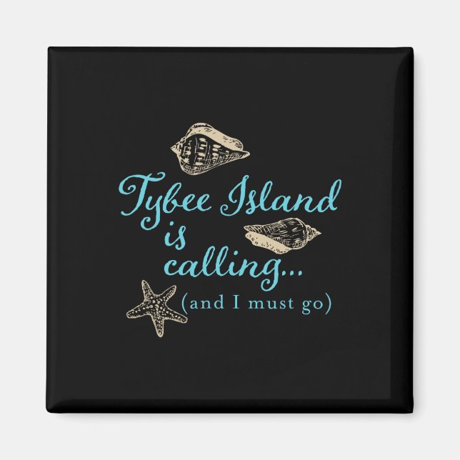 Tybee Island Georgia ruft  Magnet (Vorne)