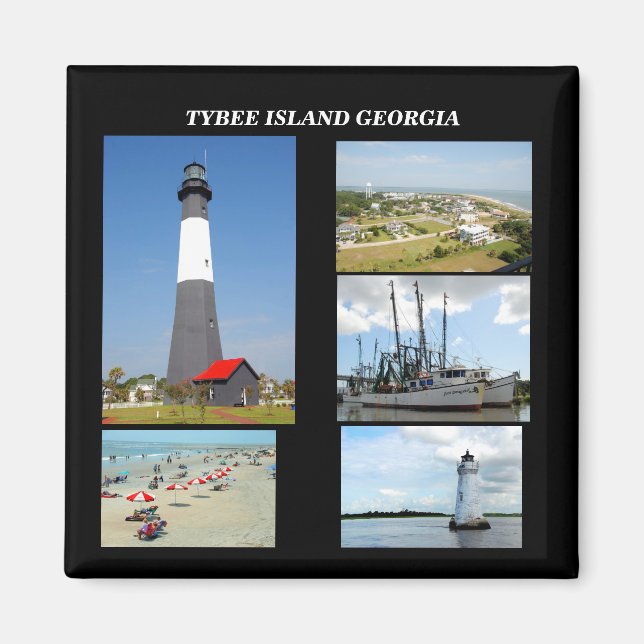 Tybee Island, Georgien Magnet (Vorne)