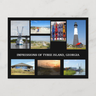 Tybee Island Georiga Postcard Postkarte