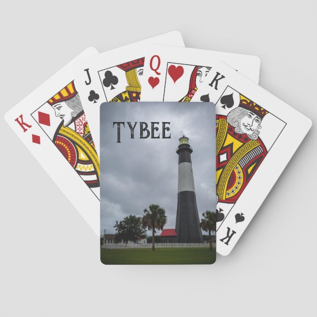 Tybee Island Lighthouse Spielkarten (Rückseite)