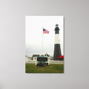 Tybee Island Lighthouse Station Canvas Print Leinwanddruck