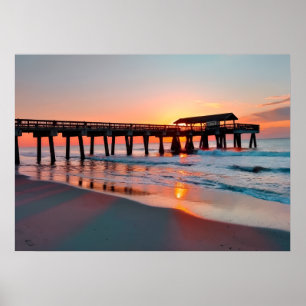 Tybee Island Sunrise Poster