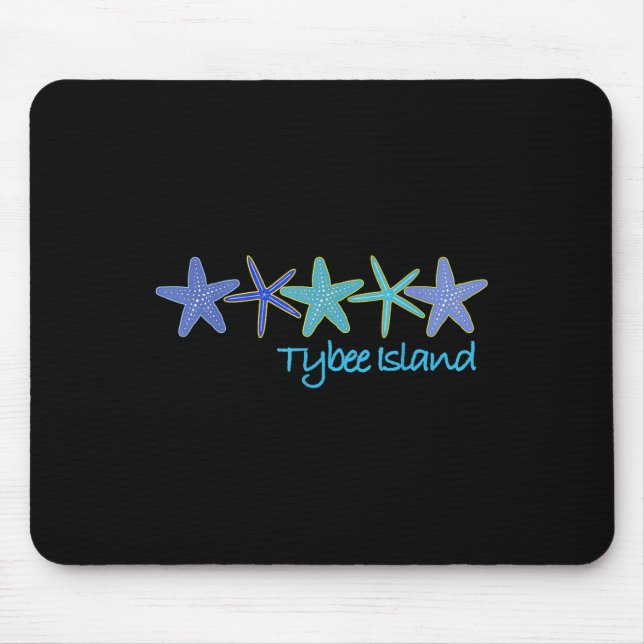 Tybee Island Tropical Vacation Beach Mousepad (Vorne)