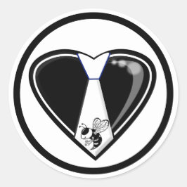 TYBEE LIEBE RUNDER AUFKLEBER