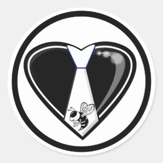 TYBEE LIEBE RUNDER AUFKLEBER