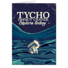 Tycho Mond Reiseplakat
