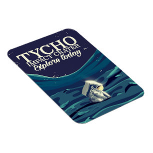 Tycho-Moon-Reiseplakat Magnet