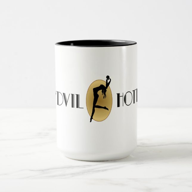 Tydvil Hotel-großes Kaffee-Tassen-Logo #2 Tasse (Zentrum)