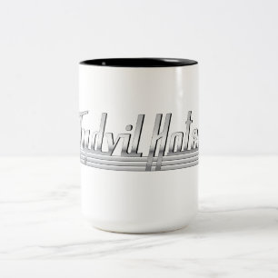 Tydvil Hotel-großes Kaffee-Tassen-Logo #3 Zweifarbige Tasse