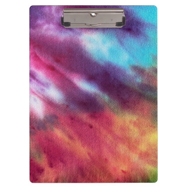 Tye Dye #10 Clipboard Klemmbrett (Vorderseite)