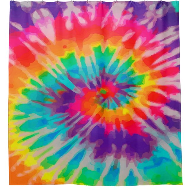 Tye-Dye-3-Duschvorhang Duschvorhang (Vorderseite)
