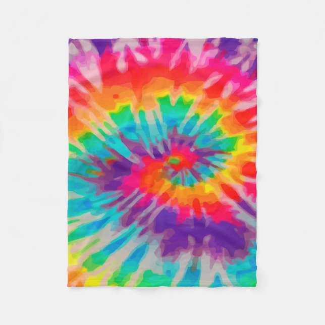 Tye-Dye-3 Fleece-Blanket Fleecedecke (Vorderseite)