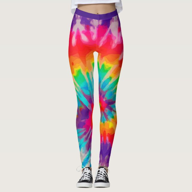 Tye-Dye-3-Leggings Leggings (Vorderseite)