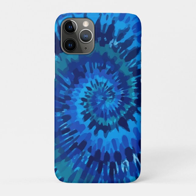 Tye-Dye-Blue iPhone / iPad Gehäuse Case-Mate iPhone Hülle (Rückseite)