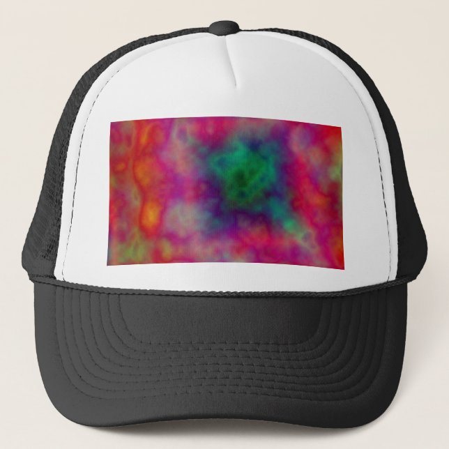 Tye Dye Hat Truckerkappe (Vorderseite)