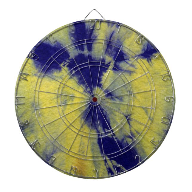 Tye Dye Komposition #11 von Michael Moffa Dartscheibe (vorne)