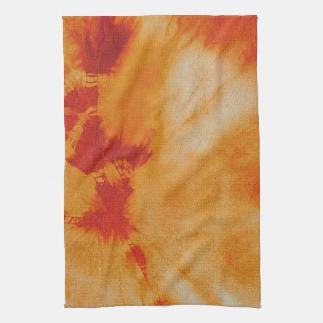 Tye Dye Komposition #12 von Michael Moffa Handtuch (Vertikal)