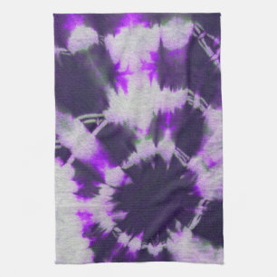Tye Dye Komposition #1 von Michael Moffa Handtuch