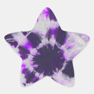 Tye Dye Komposition #1 von Michael Moffa Stern-Aufkleber