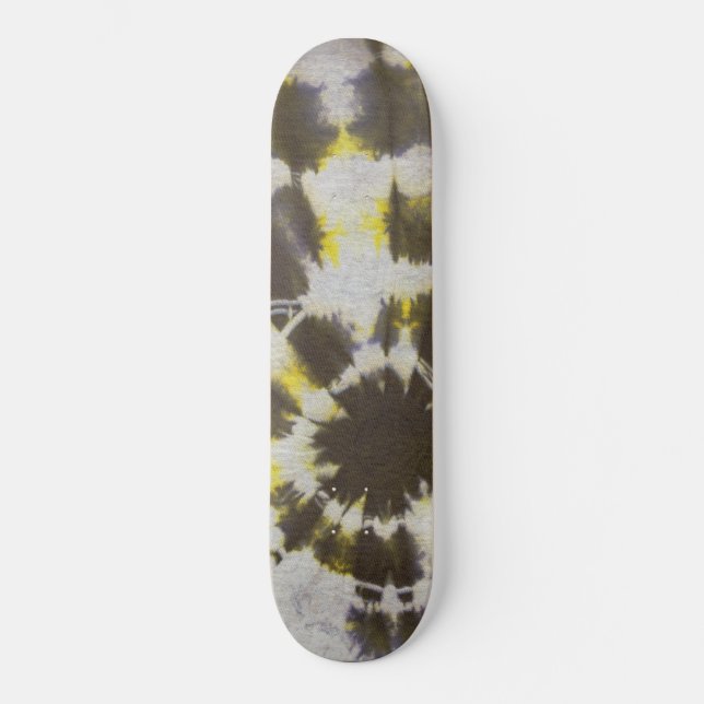 Tye Dye Komposition #2 von Michael Moffa Skateboard (Vorderseite)