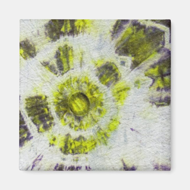 Tye Dye Komposition #3 von Michael Moffa Magnet (Vorne)