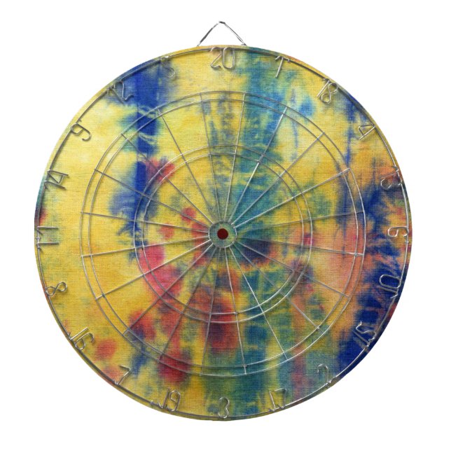 Tye Dye Komposition #5 von Michael Moffa Dartscheibe (vorne)