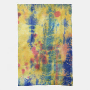Tye Dye Komposition #5 von Michael Moffa Geschirrtuch