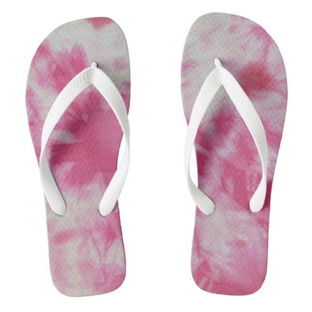 Tye Dye Komposition #6 von Michael Moffa Flip Flops (Fußbett)